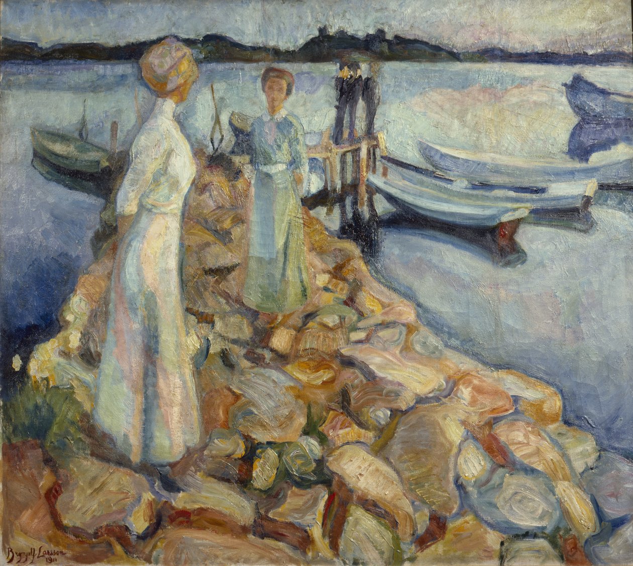 Ved kajen - Larkollen af Brynjulf Larsson