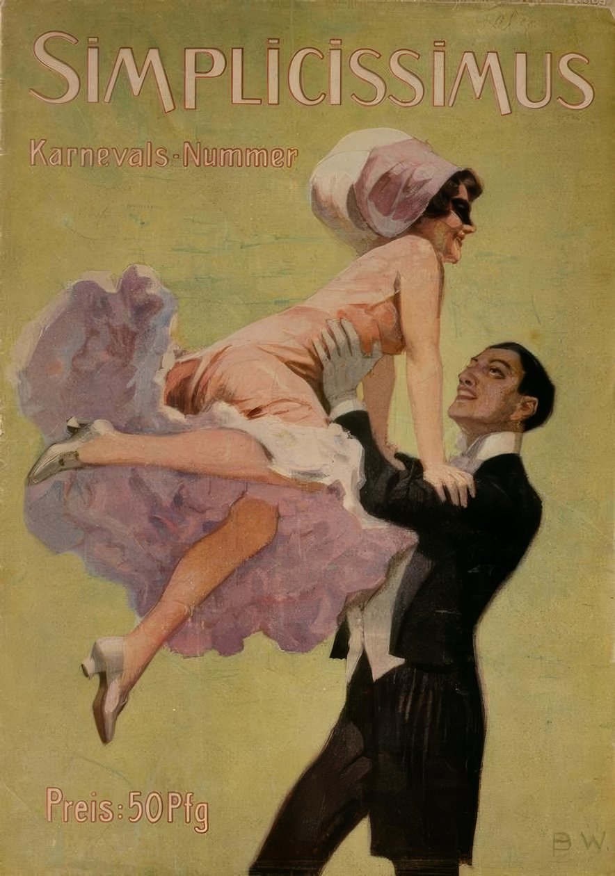 Dansende par af Brynolf Wennerberg