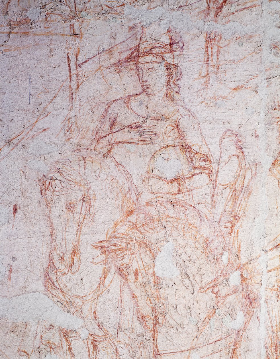 Triumph of Death, af Buonamico di Cristofano kendt som Buffalmacco (aktiv begyndelsen af det 14. århundrede), sinopia. af Buonamico Buffalmacco