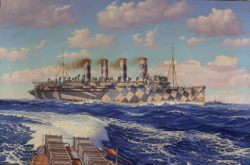 Mauretanien i Dazzle Paint af Burnell Poole