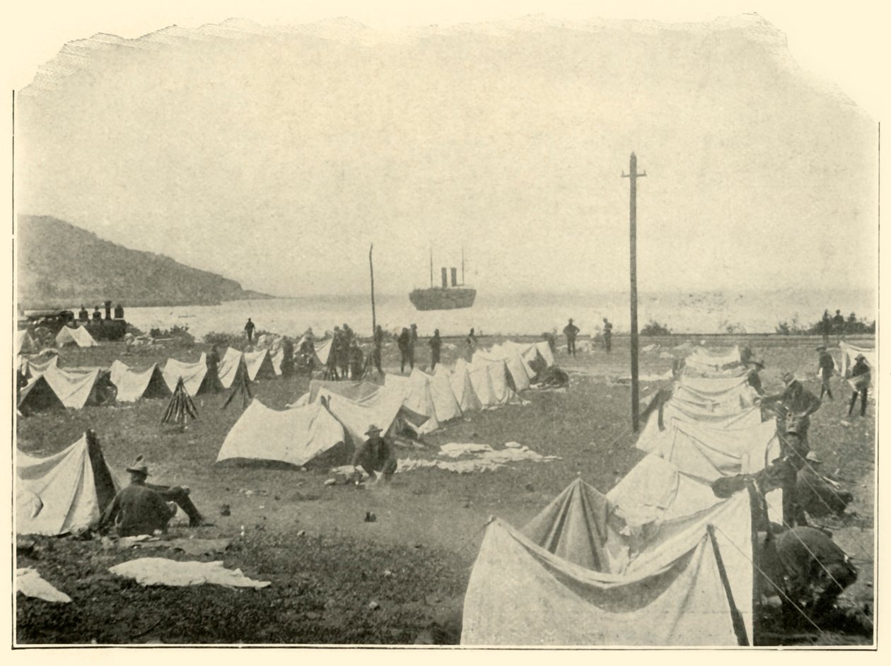 St. Paul i Bay, skyder over Top of Hill...24. juni, spansk-amerikansk krig, 1898, 1899. af Burr McIntosh