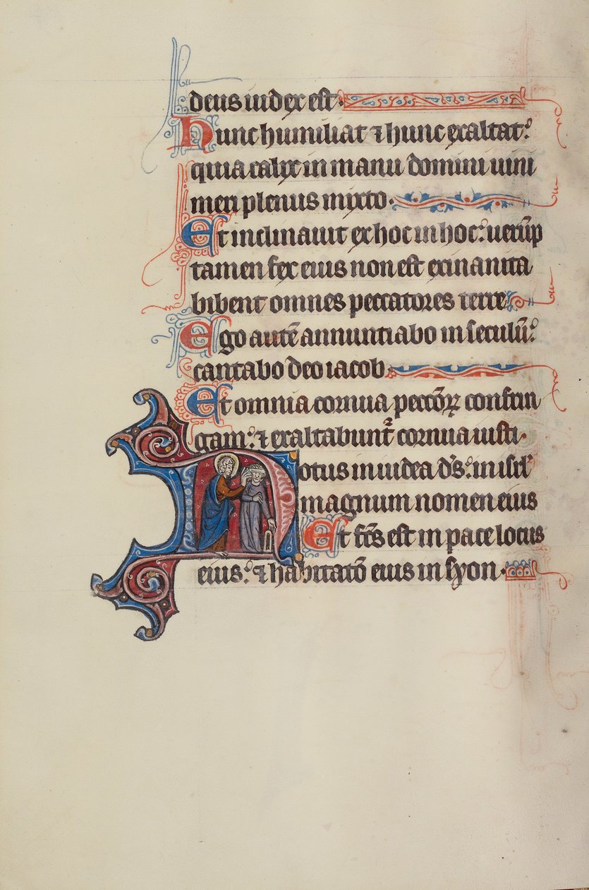 Initial N: Gud fjerner Synagogas bind for øjnene af Bute Master