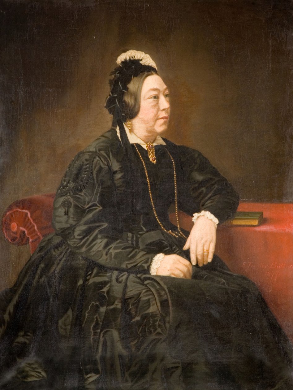Portræt af fru Amelia Elizabeth Tranter, 1877. af Butler E Tranter