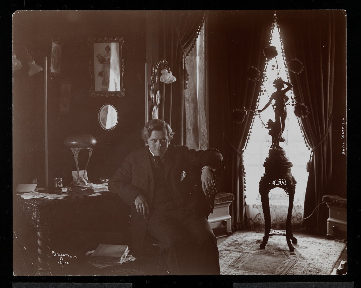 David Warfield, 1904-05 (sølv gelatinetryk) af Byron Company