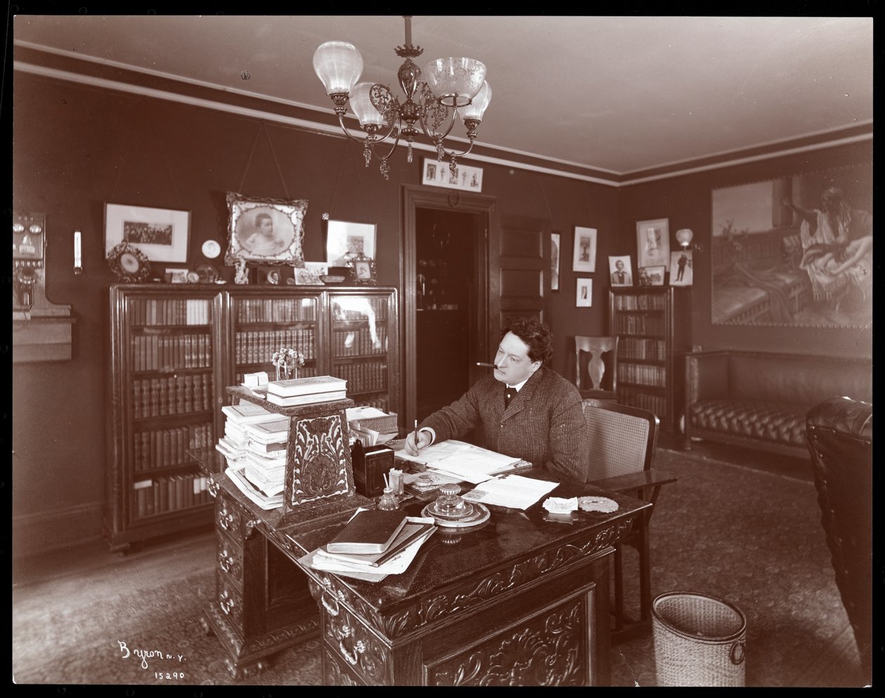 Edgar Smith, 1902-3 (sølv gelatinetryk) af Byron Company