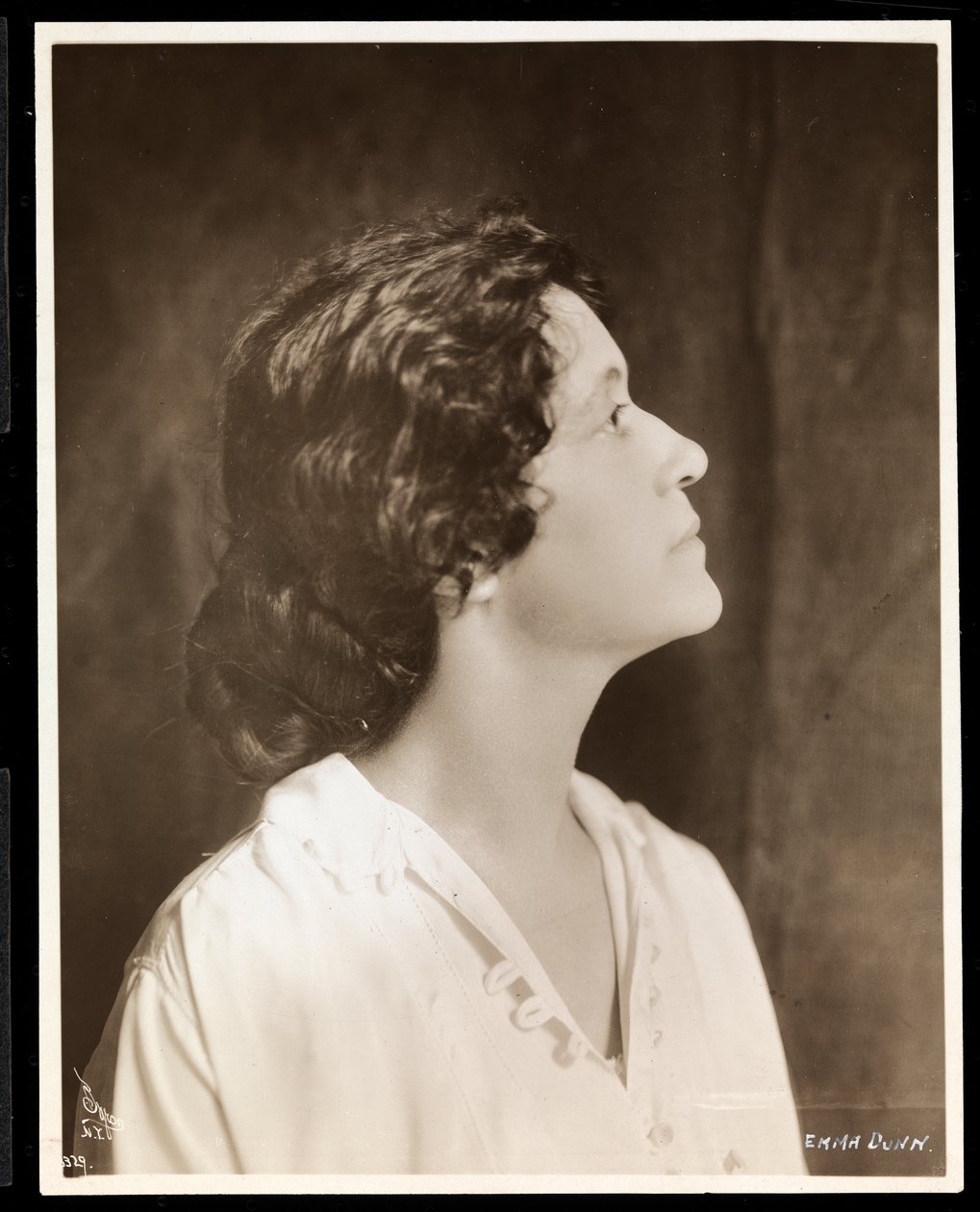 Emma Dunn, ca. 1915 (sølv gelatinetryk) af Byron Company