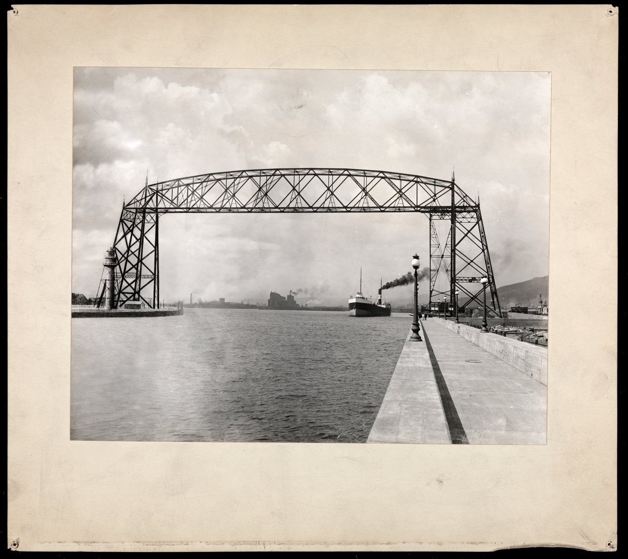 Panama Canal Construction, 1912 eller 1913 (sølv gelatinetryk) af Byron Company