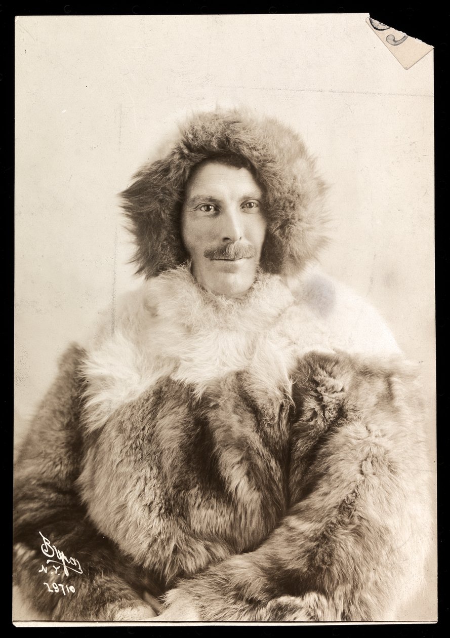 Portræt af Robert Abram Bartlett, 1910 eller 1911 (sølv gelatinetryk) af Byron Company
