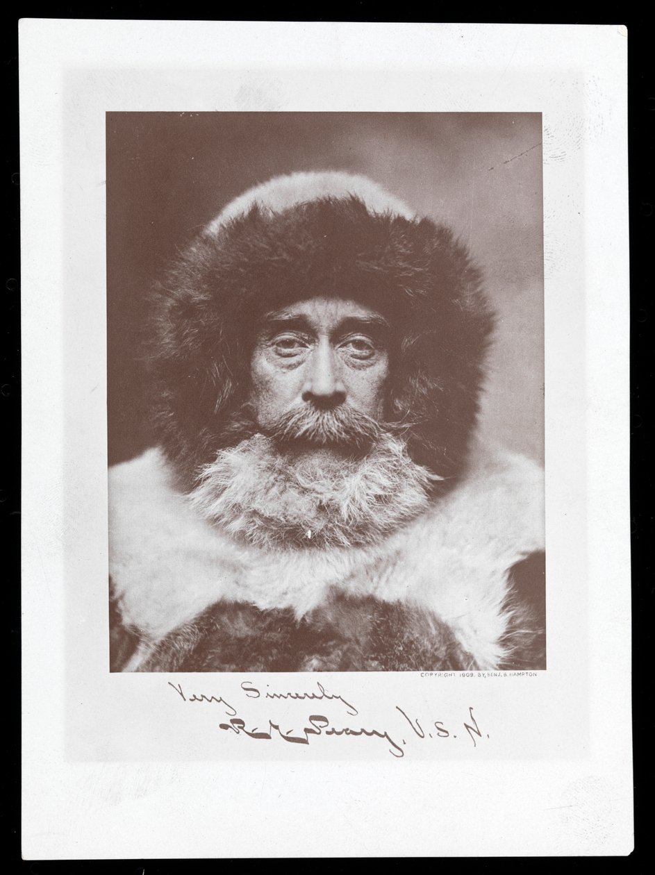Robert Peary, 1909 (sølv gelatinetryk) af Byron Company