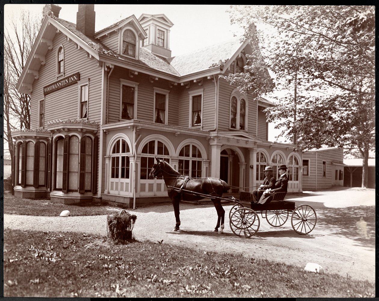 The Woodmansten Inn, Westchester, New York, 1901 (sølv gelatinetryk) af Byron Company