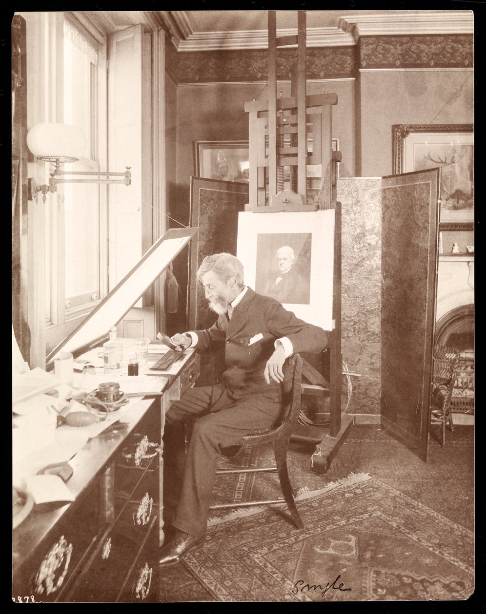 William Thomas Smedley, ca. 1897 (sølv gelatinetryk) af Byron Company