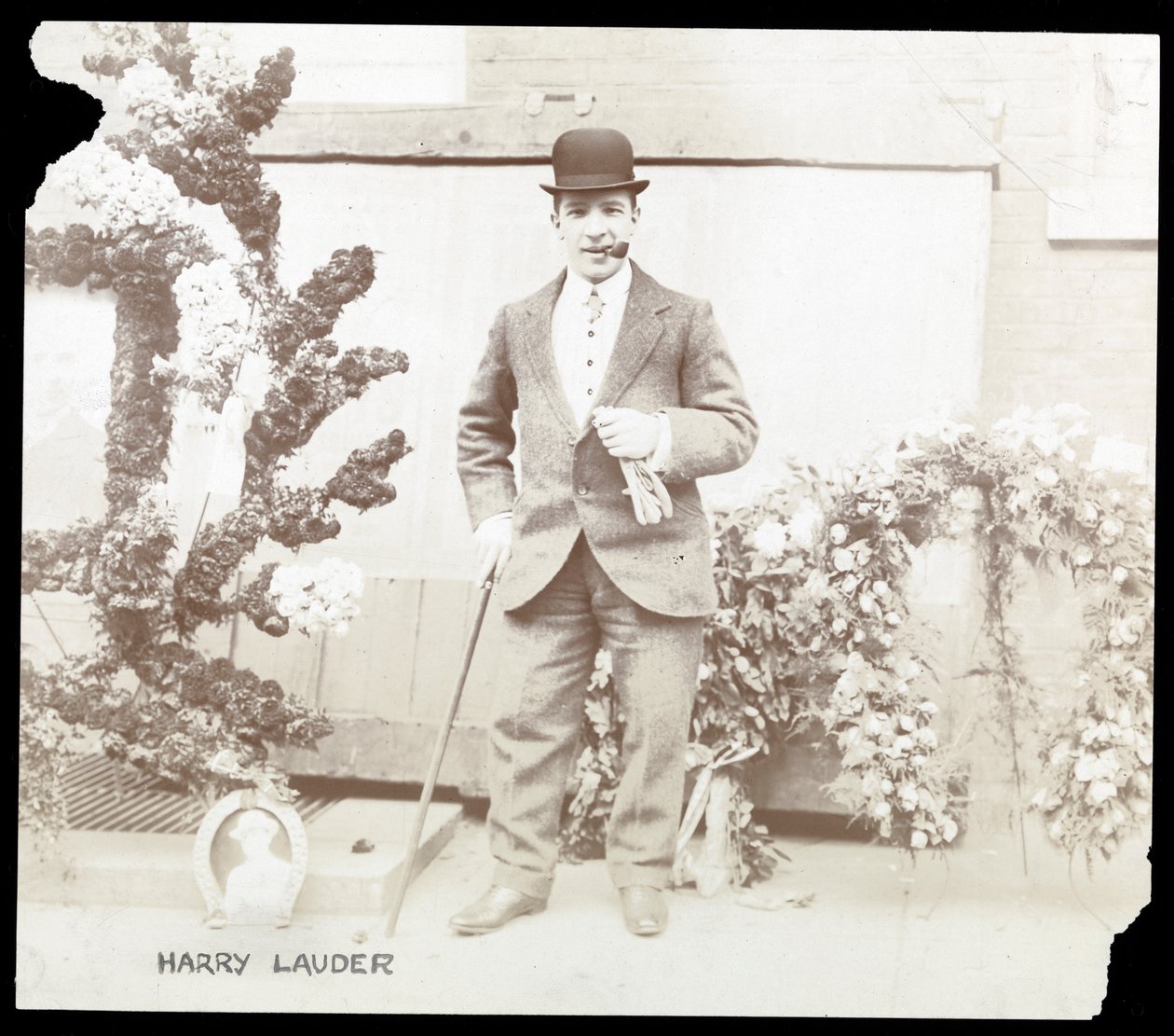 Harry Lauder, ca. 1905 (sølv gelatinetryk) af Byron Company
