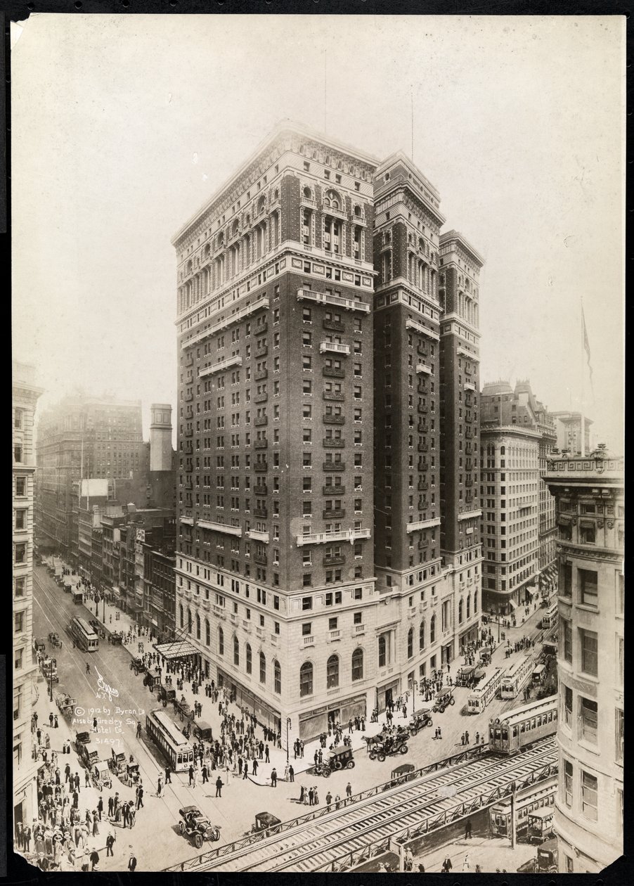 Hotel McAlpin, 34th Street og Broadway, New York, 1912 af Byron Company