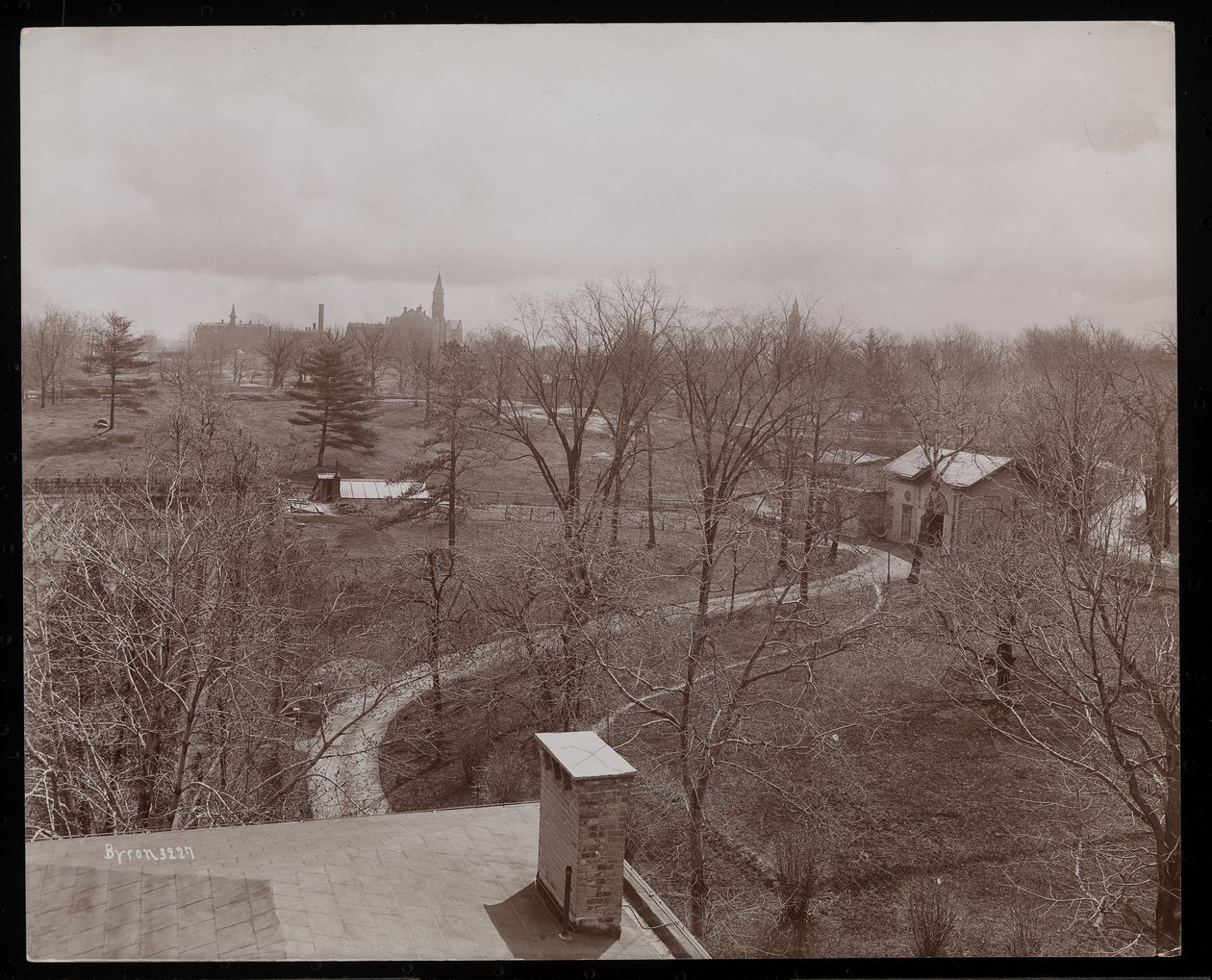En del af Erlich ejendom på Hudson, New York, 1896-98 (sølv gelatine print) af Byron Company