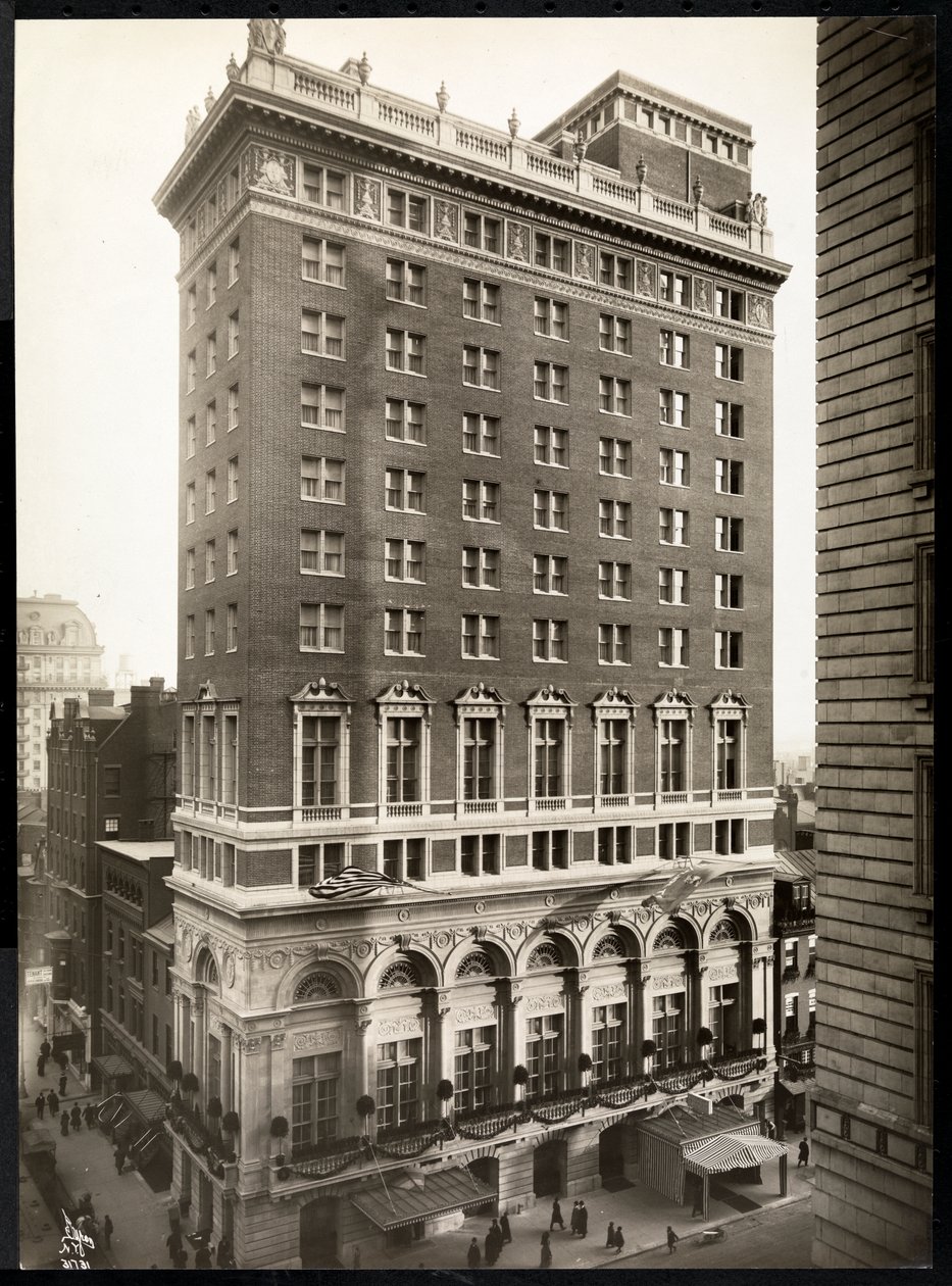 The Ritz-Carlton Hotel, Philadelphia, 1913 (sølv gelatinetryk) af Byron Company