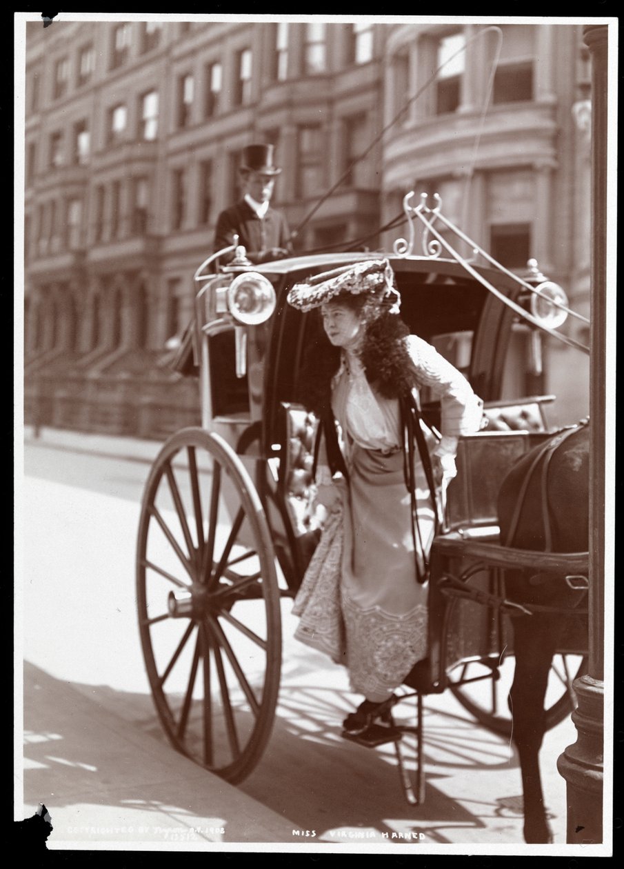 Virginia Harned (Mrs. E.H. Sothern, 1st) 1902 (sølvgelatineprint) af Byron Company