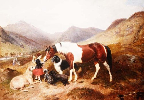 Højland scene af Byron Webb
