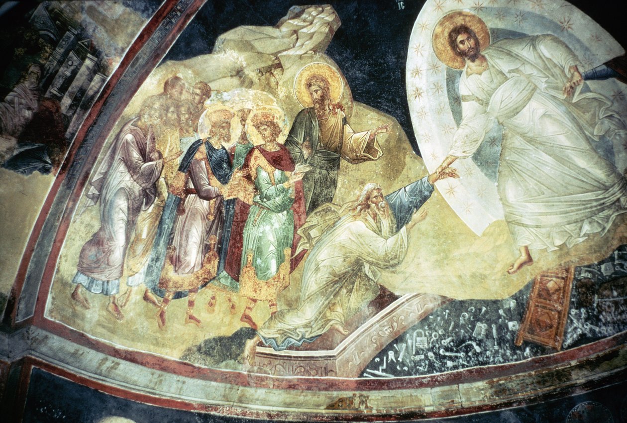 Anastase i det paraklesiske apsishvælv, 1310-20 af Byzantine