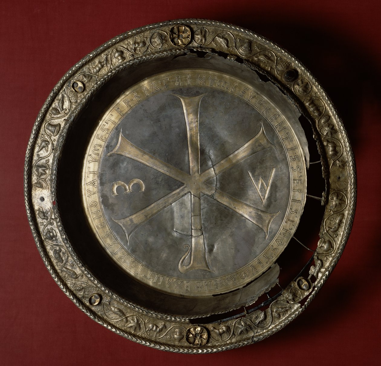 Paten af biskop Paternus, 498 (guld og sølv) af Byzantine