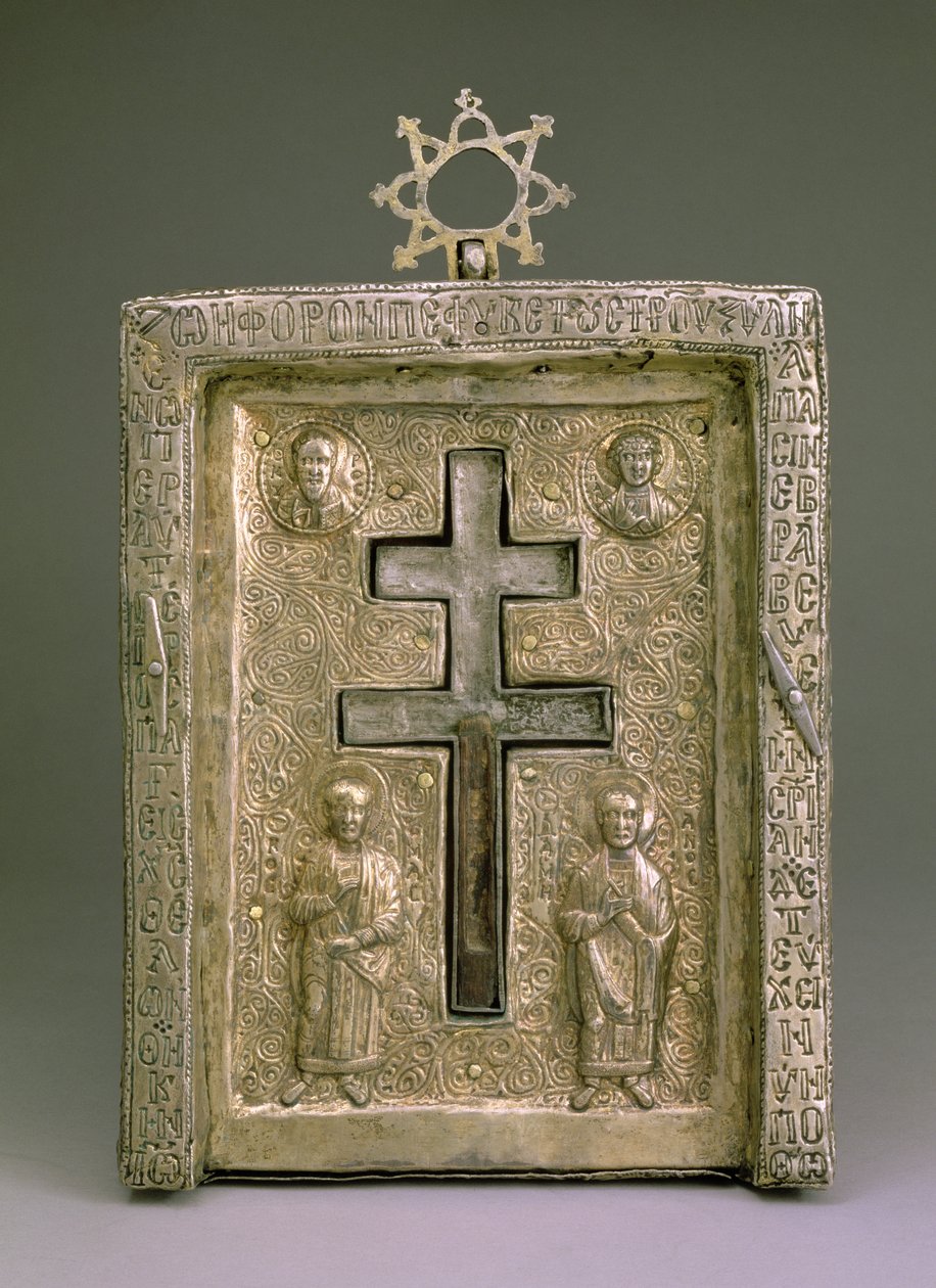 Staurothek (sølv) af Byzantine
