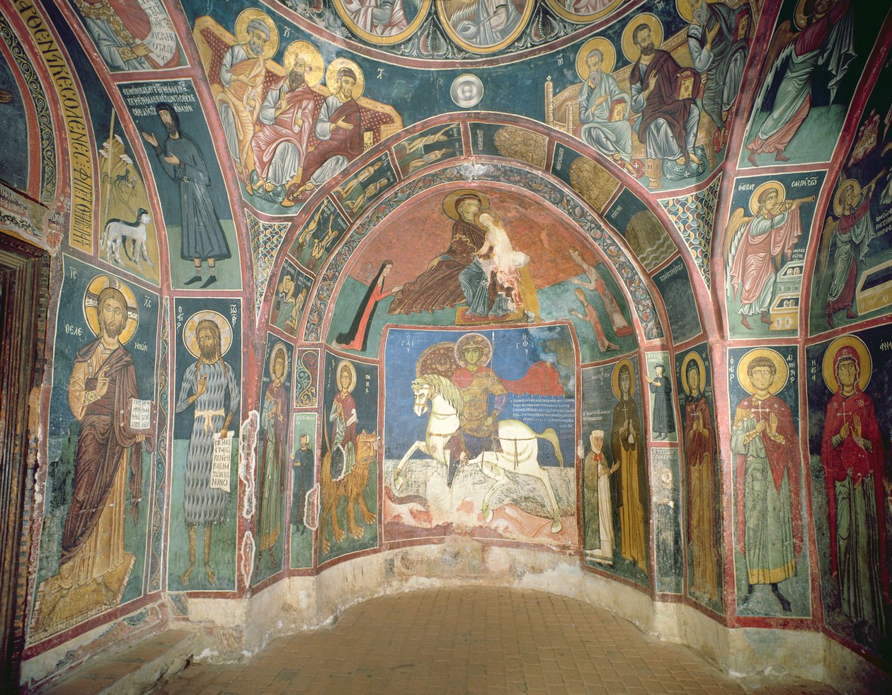 Udsigt til narthex, 1332-3 af Byzantine