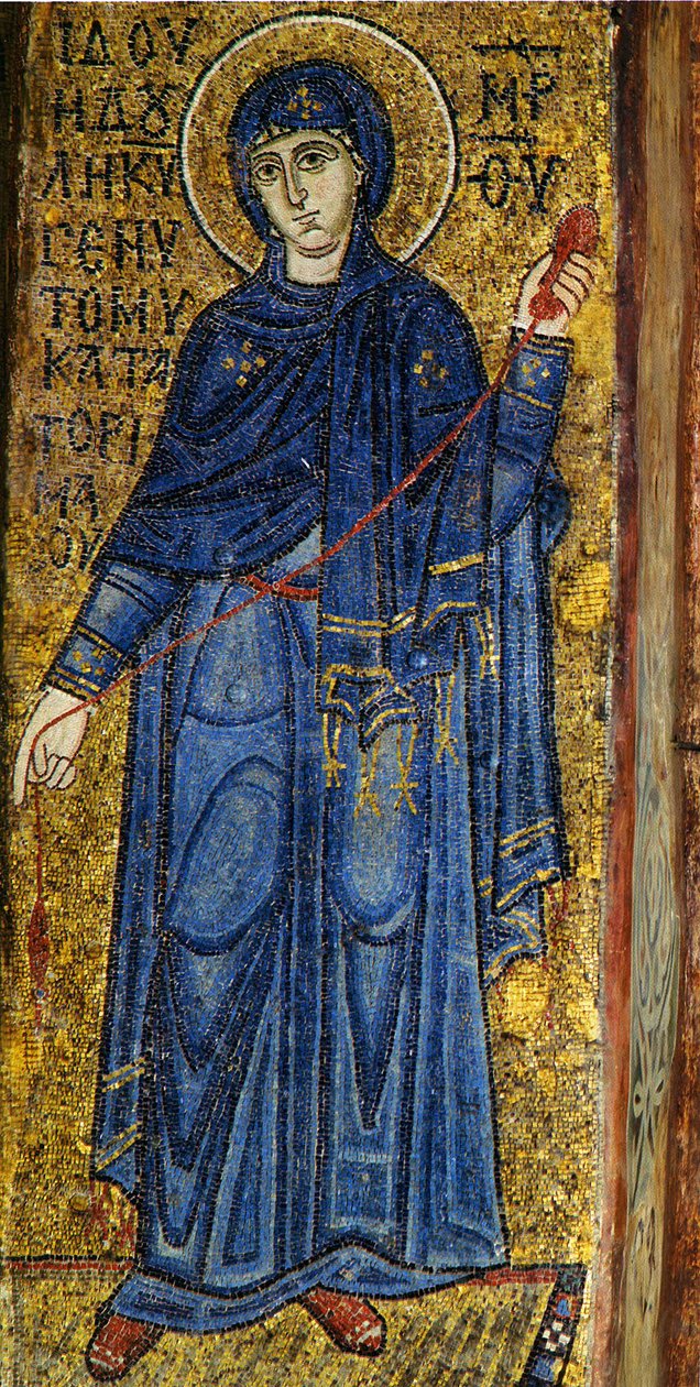 Jomfru Maria (mosaik) af Byzantine