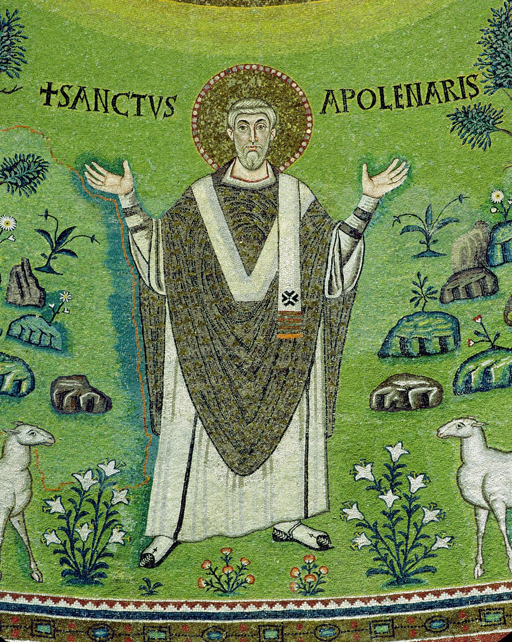 St. Apollinare (mosaik) af Byzantine School