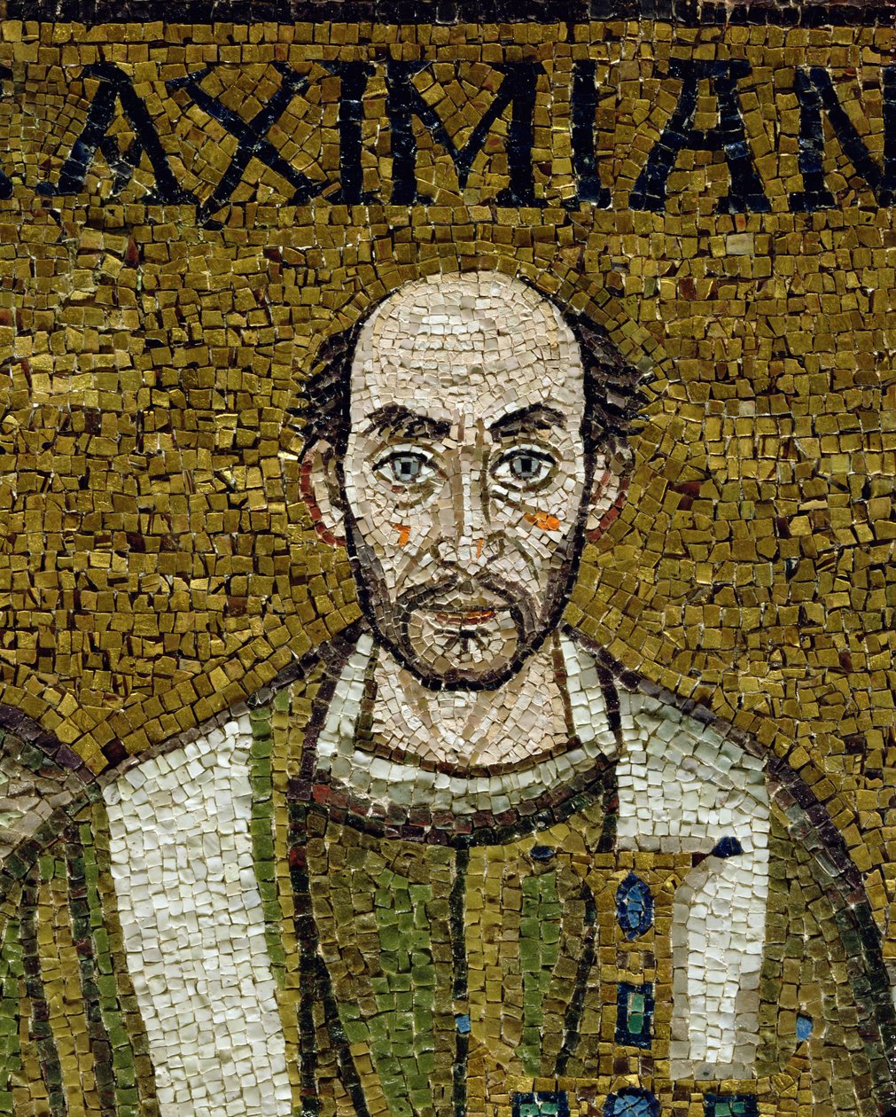Massimianos ansigt (mosaik) af Byzantine School