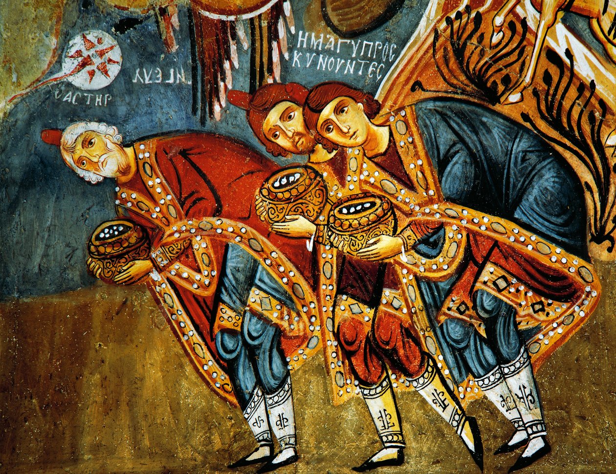 Tilbedelse af Magi (12. århundrede), Karanlik Kilise (Dark Church) (12.-13. århundrede), Goreme (Unescos verdensarvsliste af Byzantine