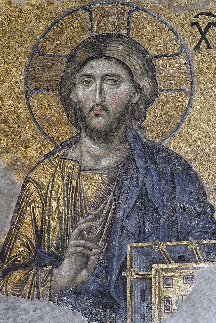 Kristus pantokrator eller Kristus i herlighed, ca. 1261 (mosaik) af Byzantine