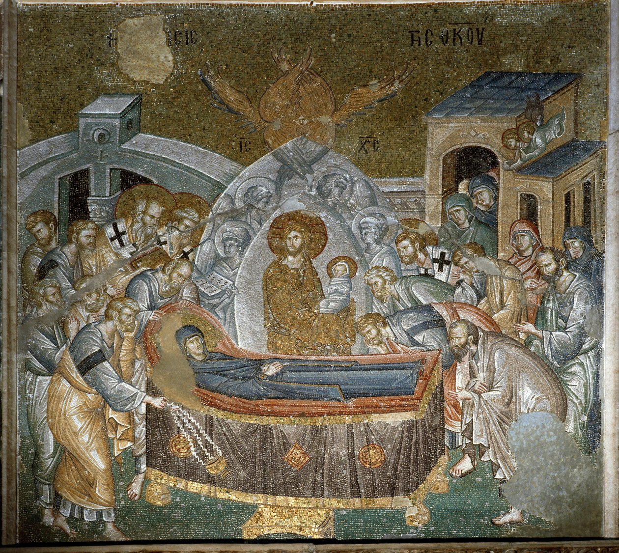 Jomfruens dvale (mosaik af Byzantine