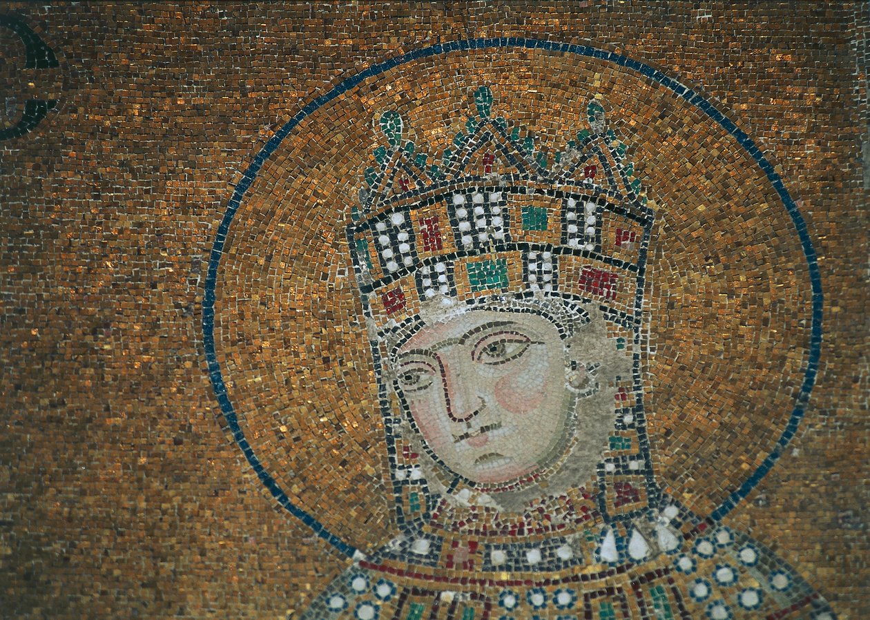 Kejserinde Zoe i Hagia Sophia (mosaik) af Byzantine