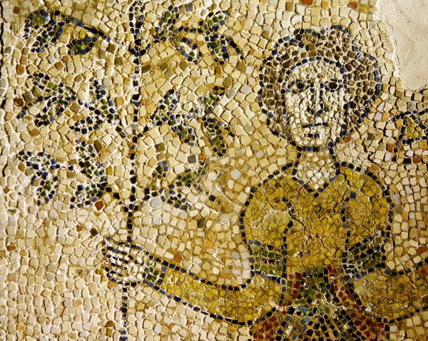 Repræsentation af Eva og Kundskabens Træ, 1213 (mosaik) af Byzantine