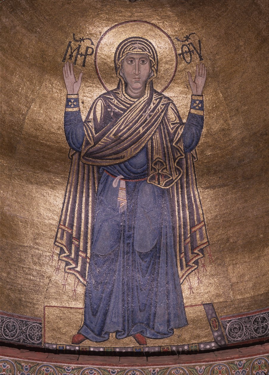 The Virgin Orans, ca. 1037 af Byzantine Byzantine