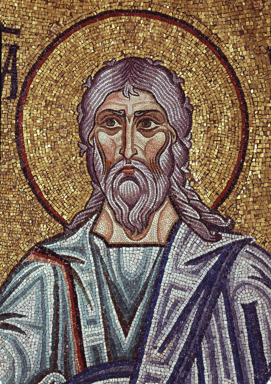 Profeten Jeremias Detalje af indvendige mosaikker i St. Marks-basilikaen, 1100-tallet af Byzantine Byzantine