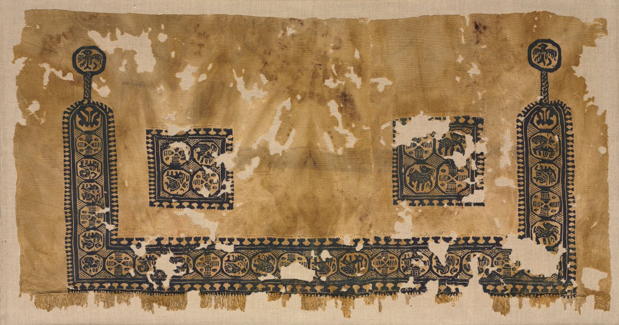 Nederste del af en tunika, 400-tal af Byzantine PeriodEgyptian
