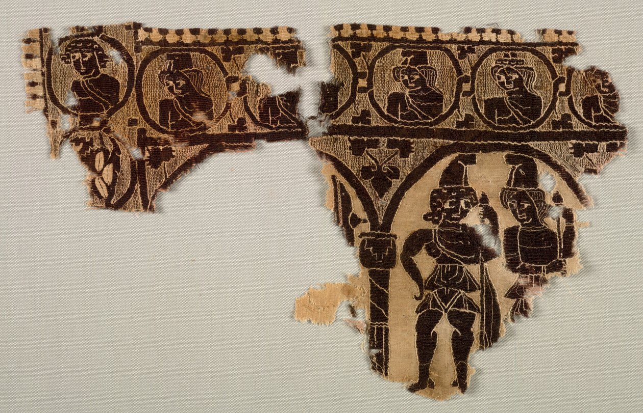Halsdekoration af en tunika, 400