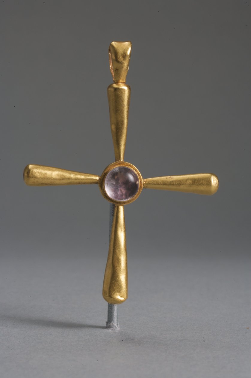 Kors (guld og ametyst) af Byzantine School