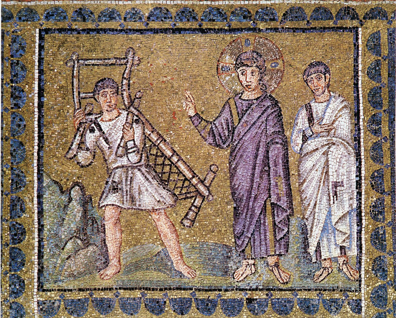 Guerison of the Paralytic, Church of St. Apollinar the Nine of Ravenna (Sant