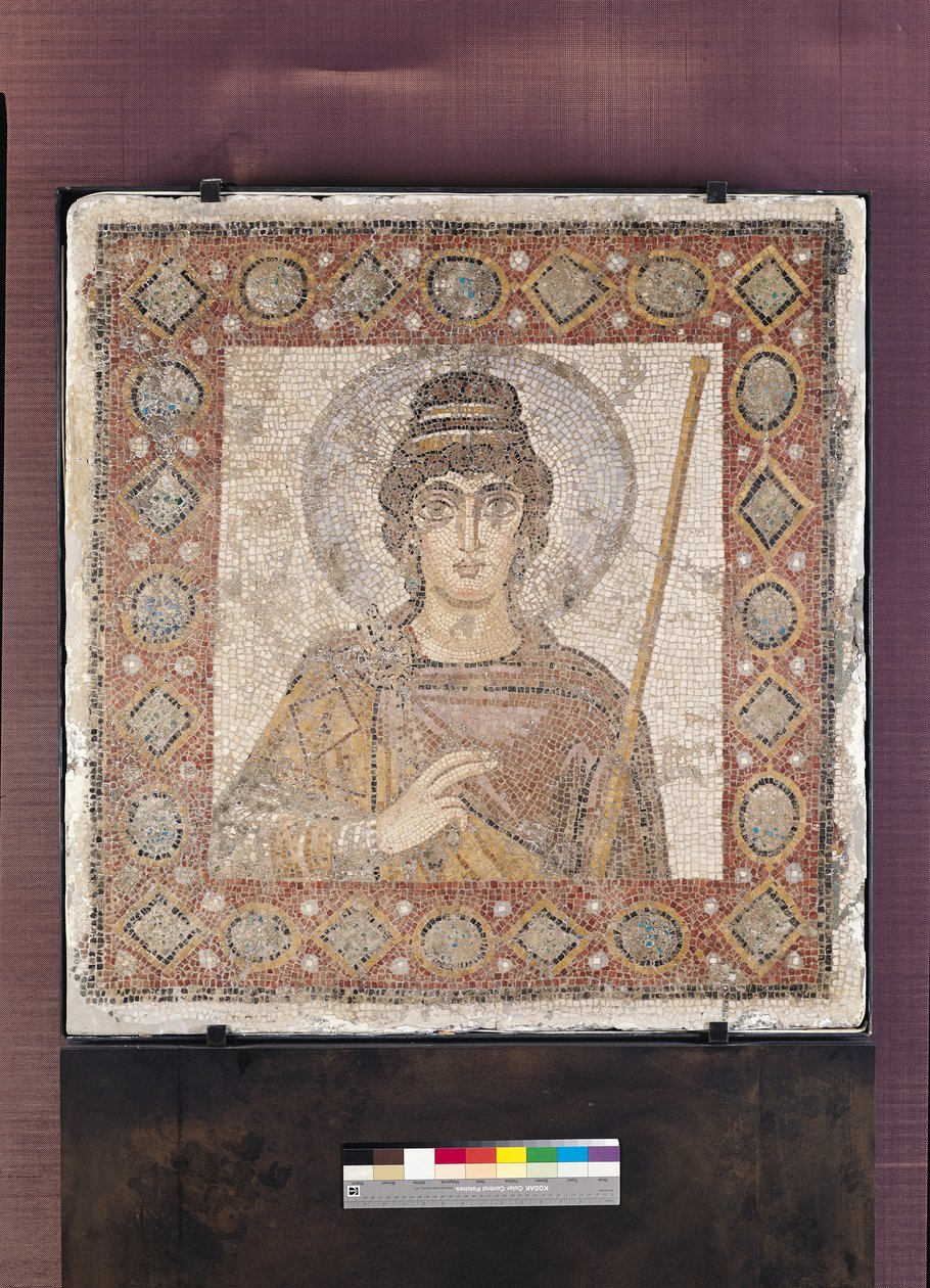 Lady of Carthage (mosaik) af Byzantine School