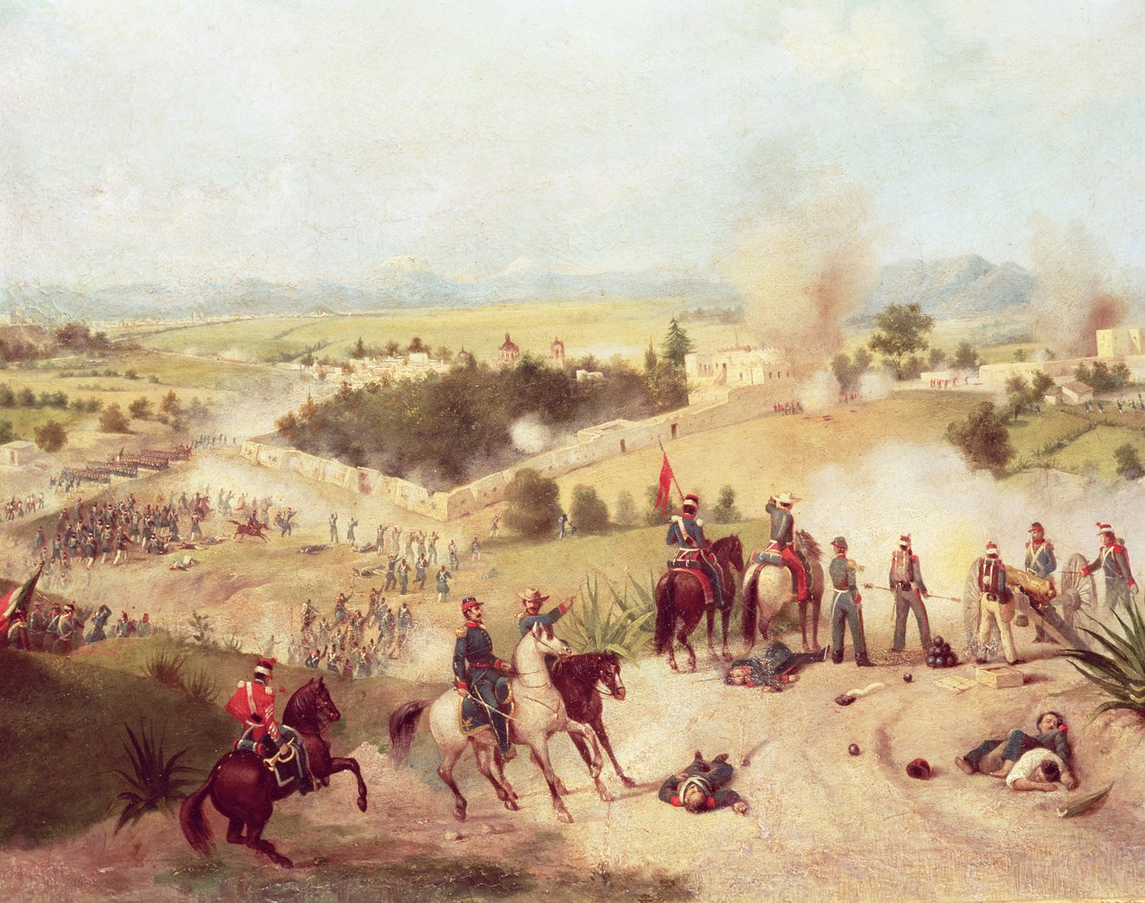 Slaget ved Molino del Rey, 8. september 1847 af C. Escalante