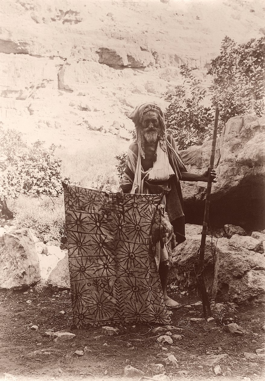 En jæger og lokkefugl, ca. 1894-1914 af C.A. Hornstein