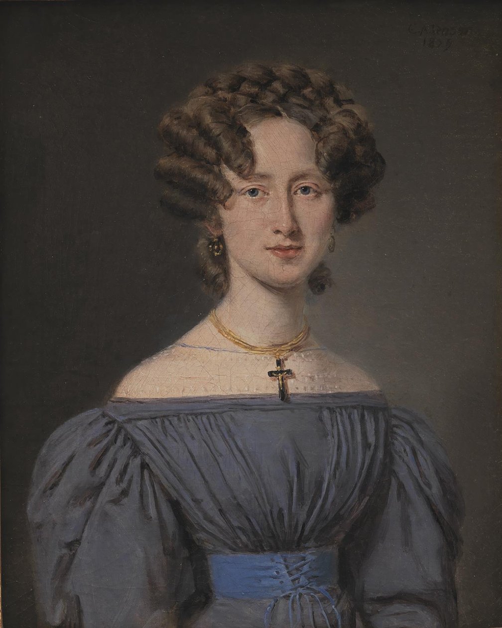 Cecilie Lønborg, gift 1830 med skibsintendant Theodor Emil Ludvigsen af C.A. Jensen