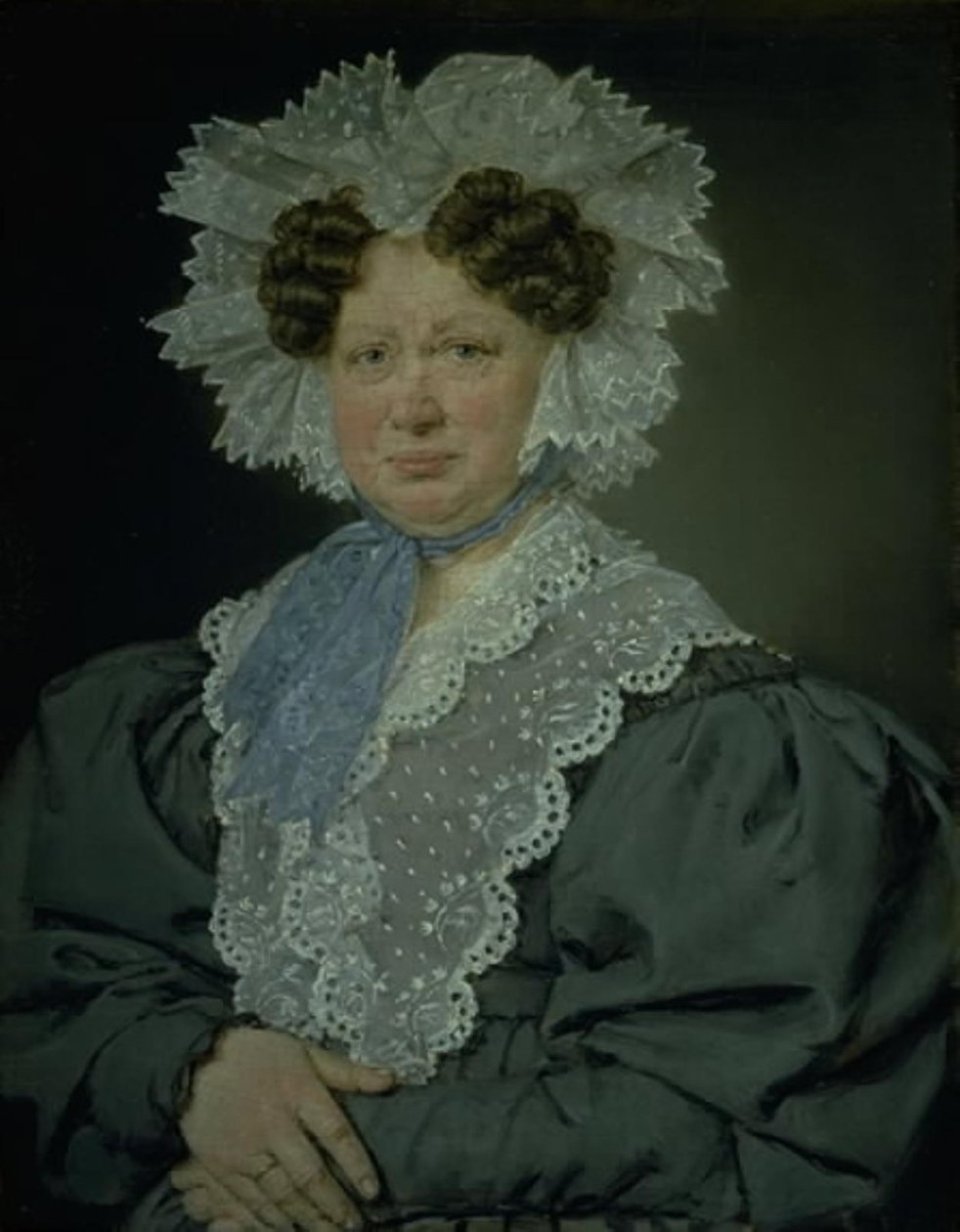 Kammerherreinde Kirsten Stampe f. Kaas (1766-1842) gift 1793 med kammerherre, Holger Baron Stampe til Nysø af C.A. Jensen