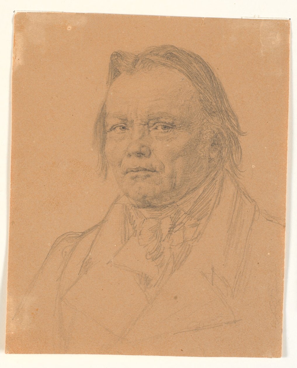 Portræt af regimentsdyrlæge J.C. Freund af C.A. Jensen