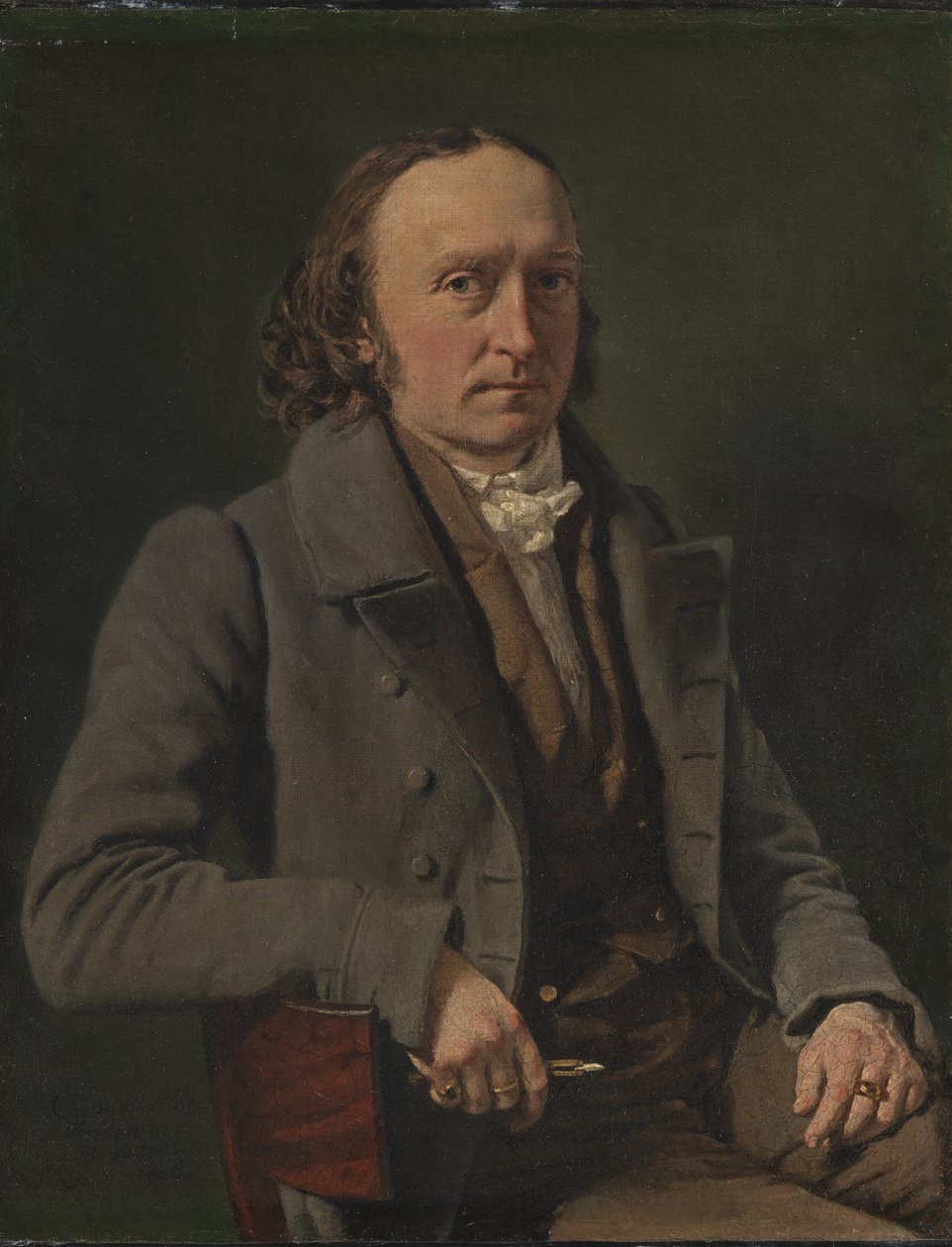 Selvportræt af C.A. Jensen