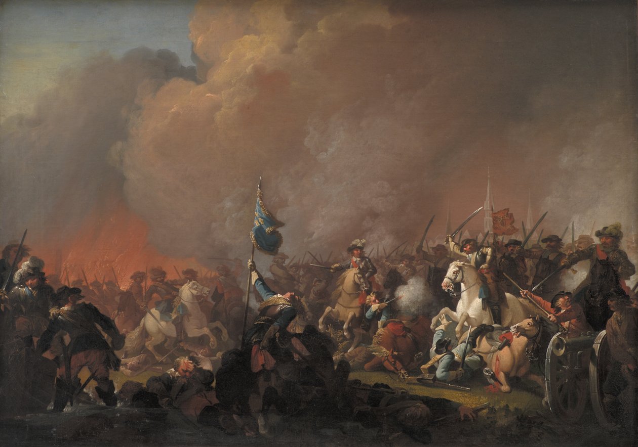 Udfaldet på Amager 1658 under Svenskekrigen 1657-60 af C.A. Lorentzen