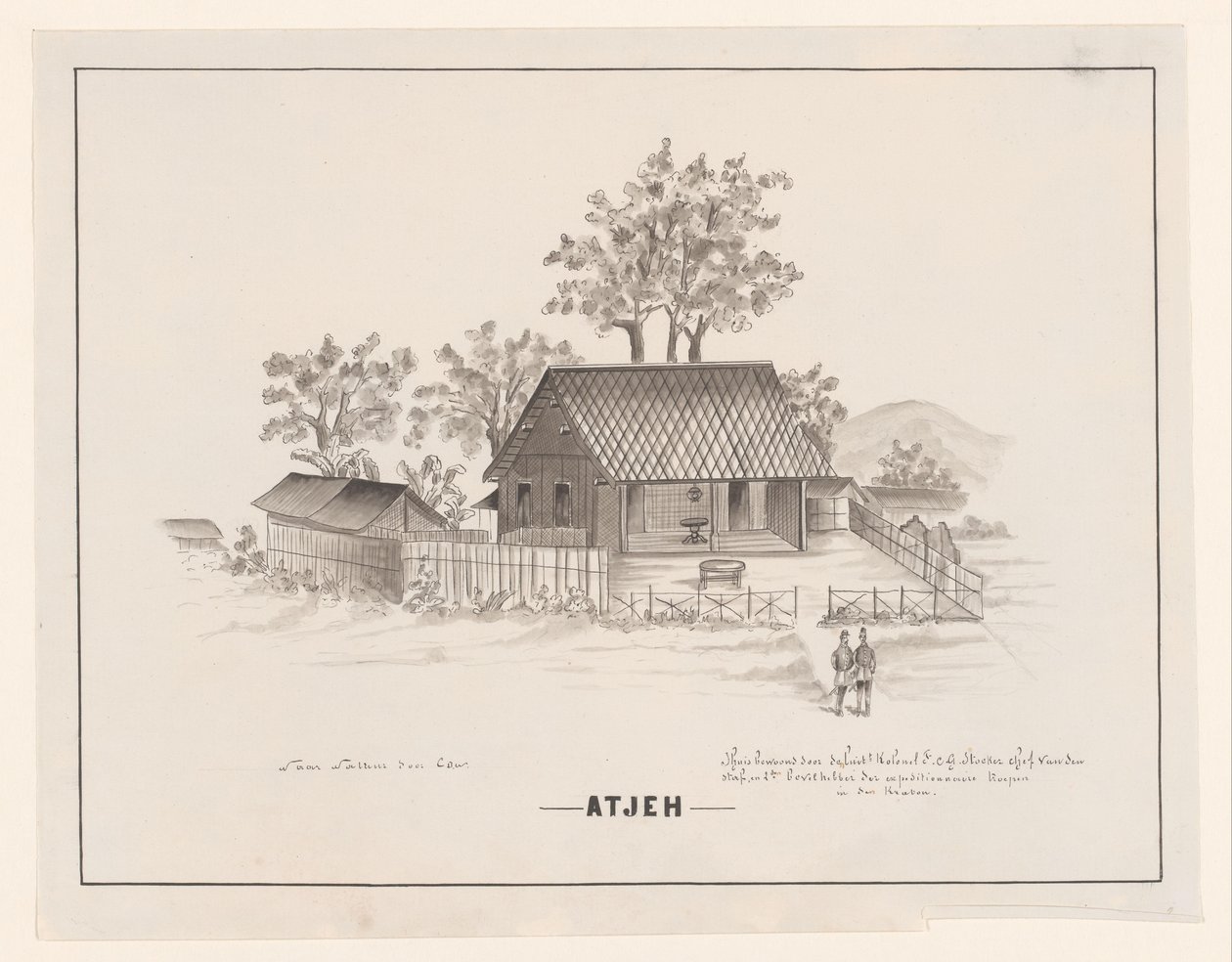 Aceh af C.D. Wulf (signed by artist)