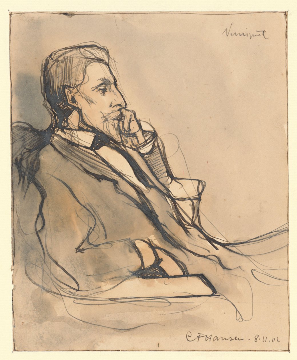 Portræt af Cornelis van Rooyen af C.F. Hansen