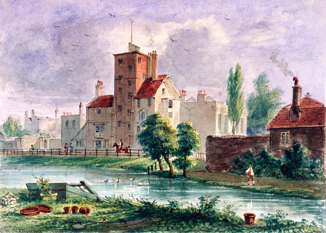 Canonbury House, Islington, London, 1835 af CH Matthews